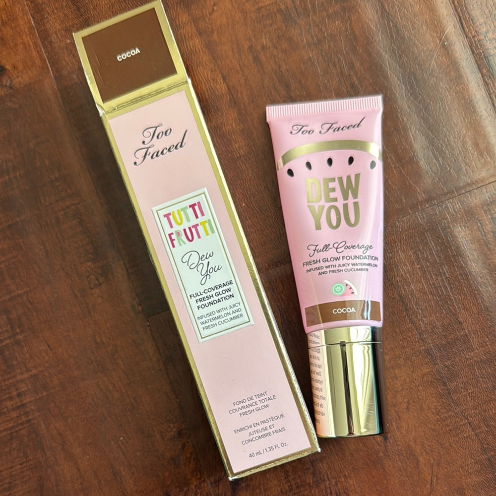 Too Faced Dew You Foundation in Cocoa